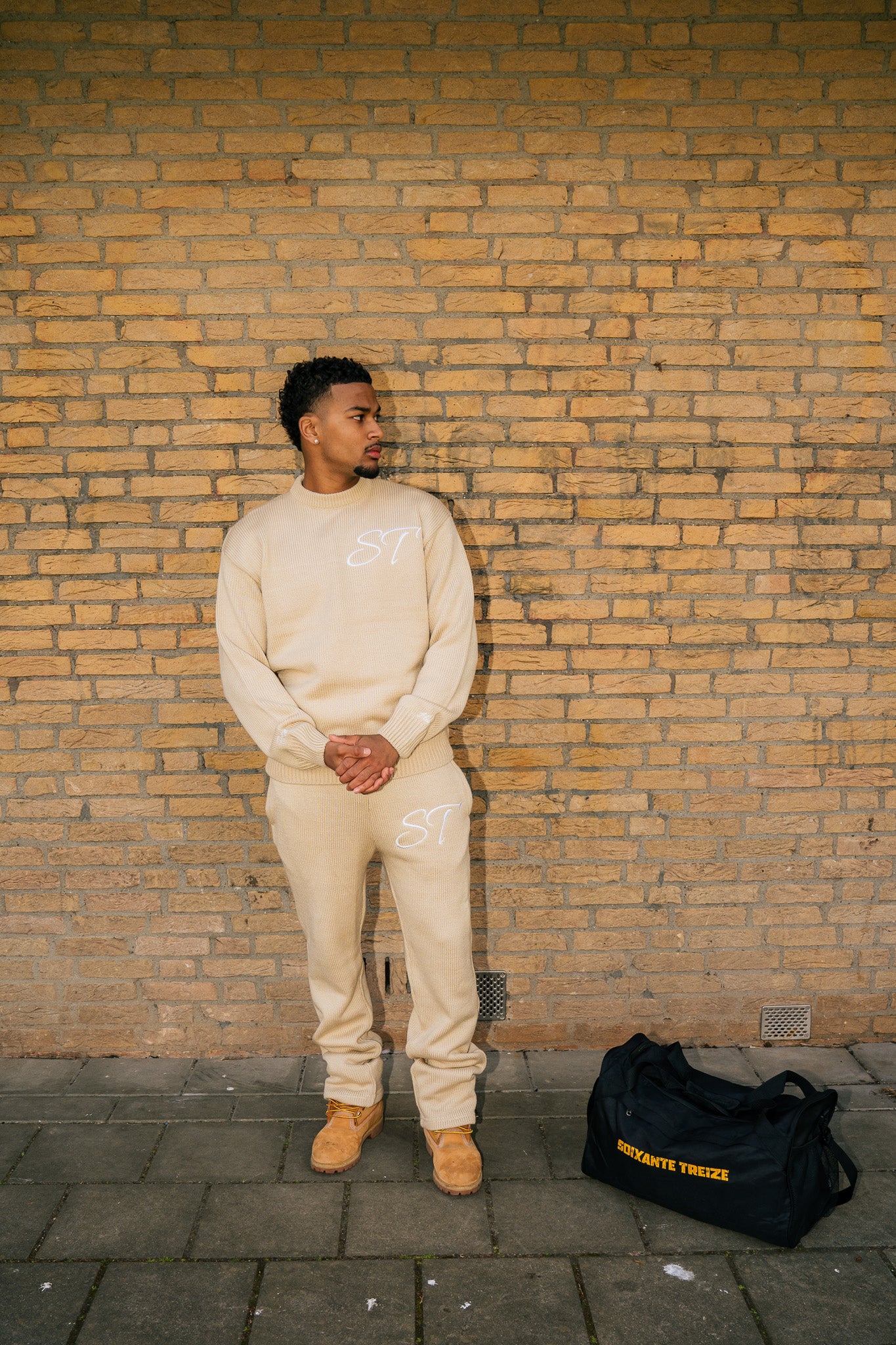 ST District knitted sweatpants